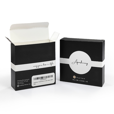 Eco Friendly Custom logo Recyclable Box Packaging for Makeup Lip Gloss Nail Polish Oil