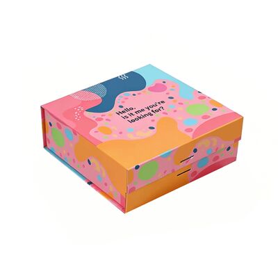 Custom Logo Printed Recyclable Rigid Paper Boxes Clothing Shoe Packaging Magnet Folding Gift Box